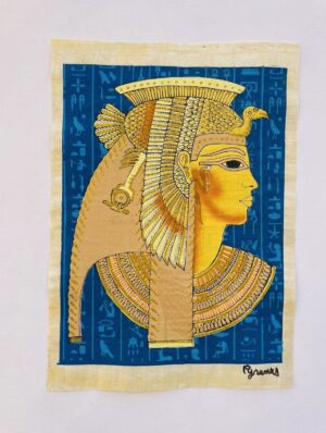 Queen Cleopatra Pharaonic Luminous Papyrus, 20 x 30cm