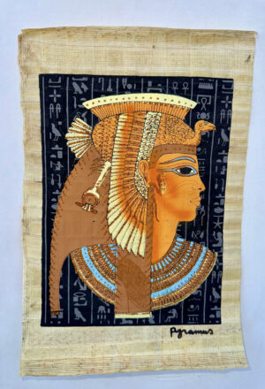 Queen Cleopatra Luminous Papyrus, 20x30cm