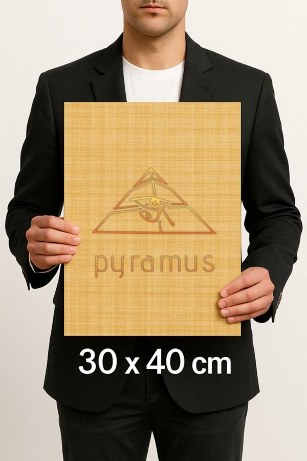 Ancient Map of Nile River,Luminous Papyrus 30x40 cm - Image 4