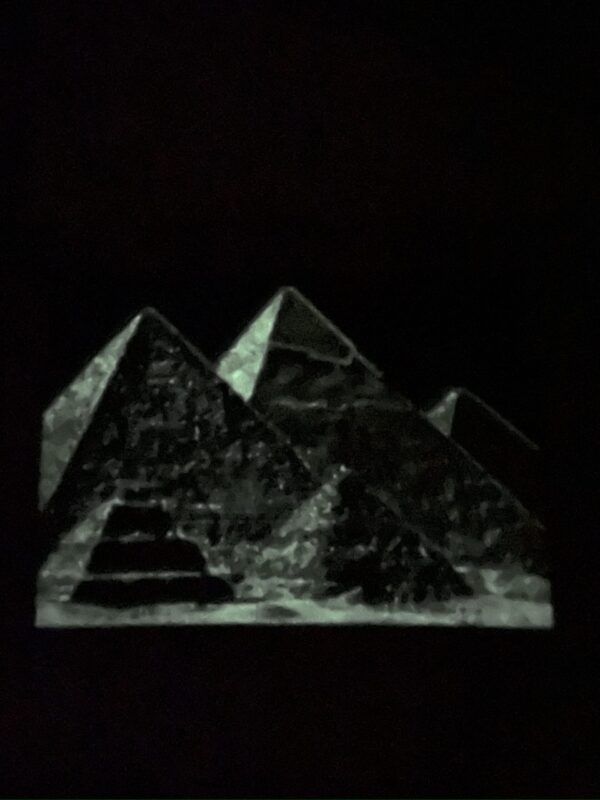 Giza pyramids Ancient Luminous Papyrus,  30x40 cm - Image 2