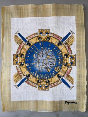 Astronomical Calendar Design Luminous Papyrus 30x40 cm