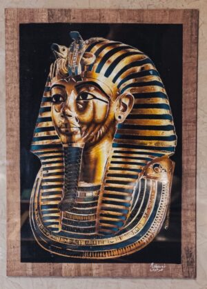 Tutankhamun Pharaonic Antique Luminous Papyrus, 40x60cm